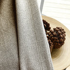 Orion Blackout Curtains Natural Beige Details