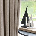 Orion Blackout Curtains Natural Beige Details