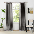 Orion Blackout Curtains Taupe Front View