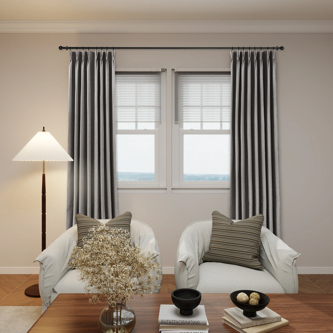 Orion Blackout Curtains Taupe