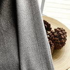 Orion Blackout Curtains Taupe Fabric Display