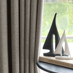 Orion Blackout Curtains Taupe Display