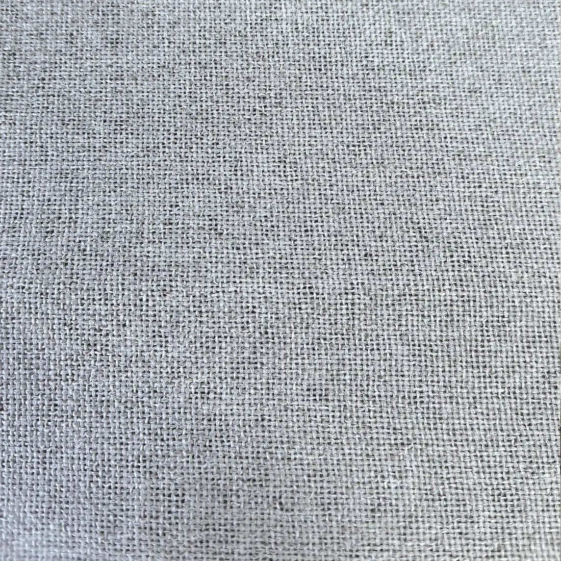 Fabric texture closeup of Natural Beige Orion Linen Look 100 percent Blackout Curtains material