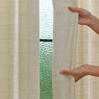 Preston Grid Jacquard Cotton Blend Curtains