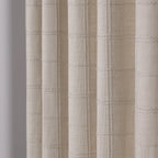 Preston Grid Jacquard Cotton Blend Curtains