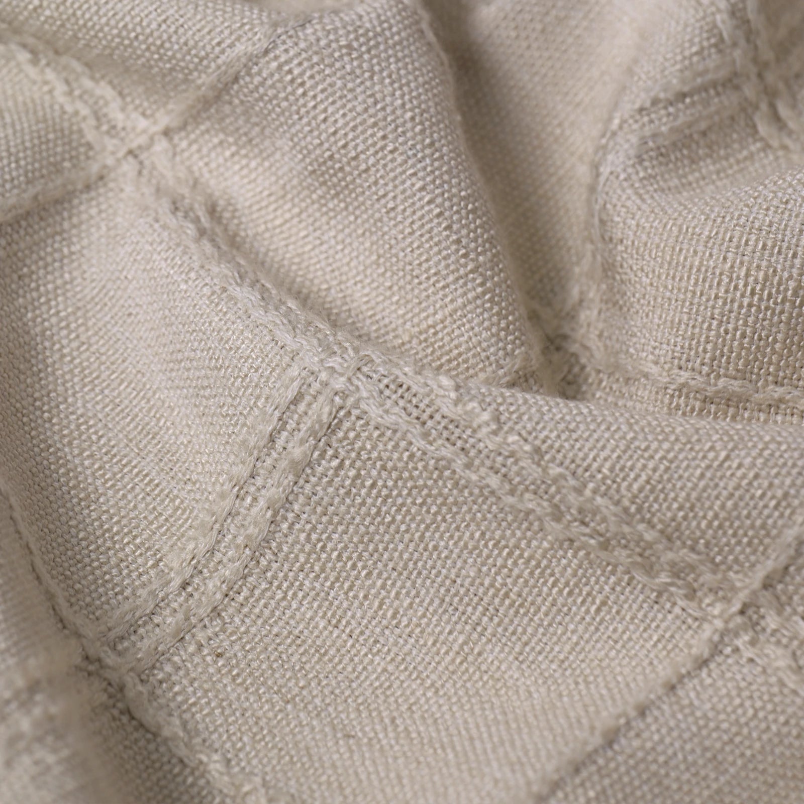 Preston Grid Jacquard Cotton Blend Curtains
