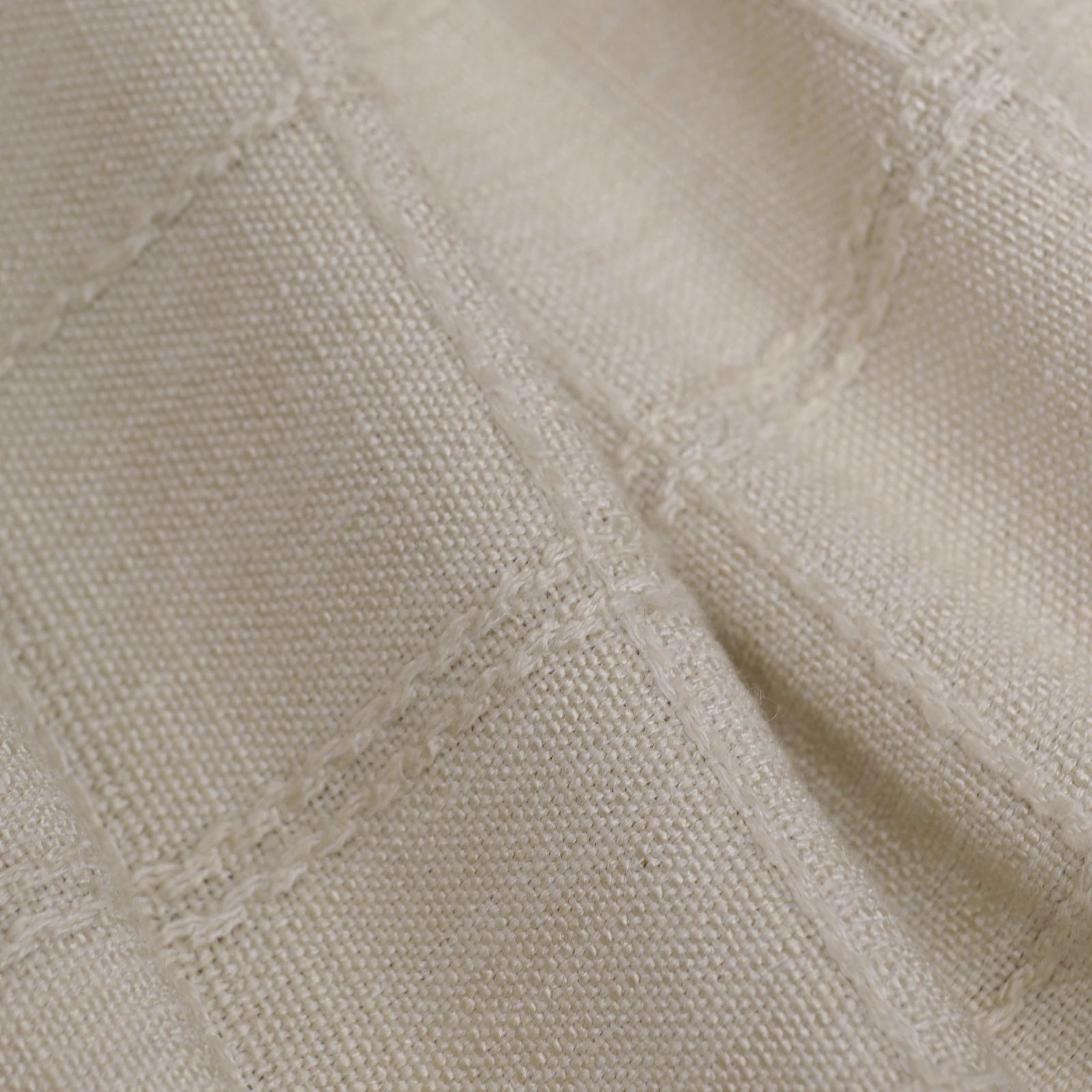 Preston Grid Jacquard Cotton Blend Curtains