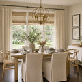 Preston Grid Jacquard Cotton Blend Curtains