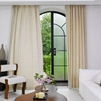 Preston Grid Jacquard Cotton Blend Curtains