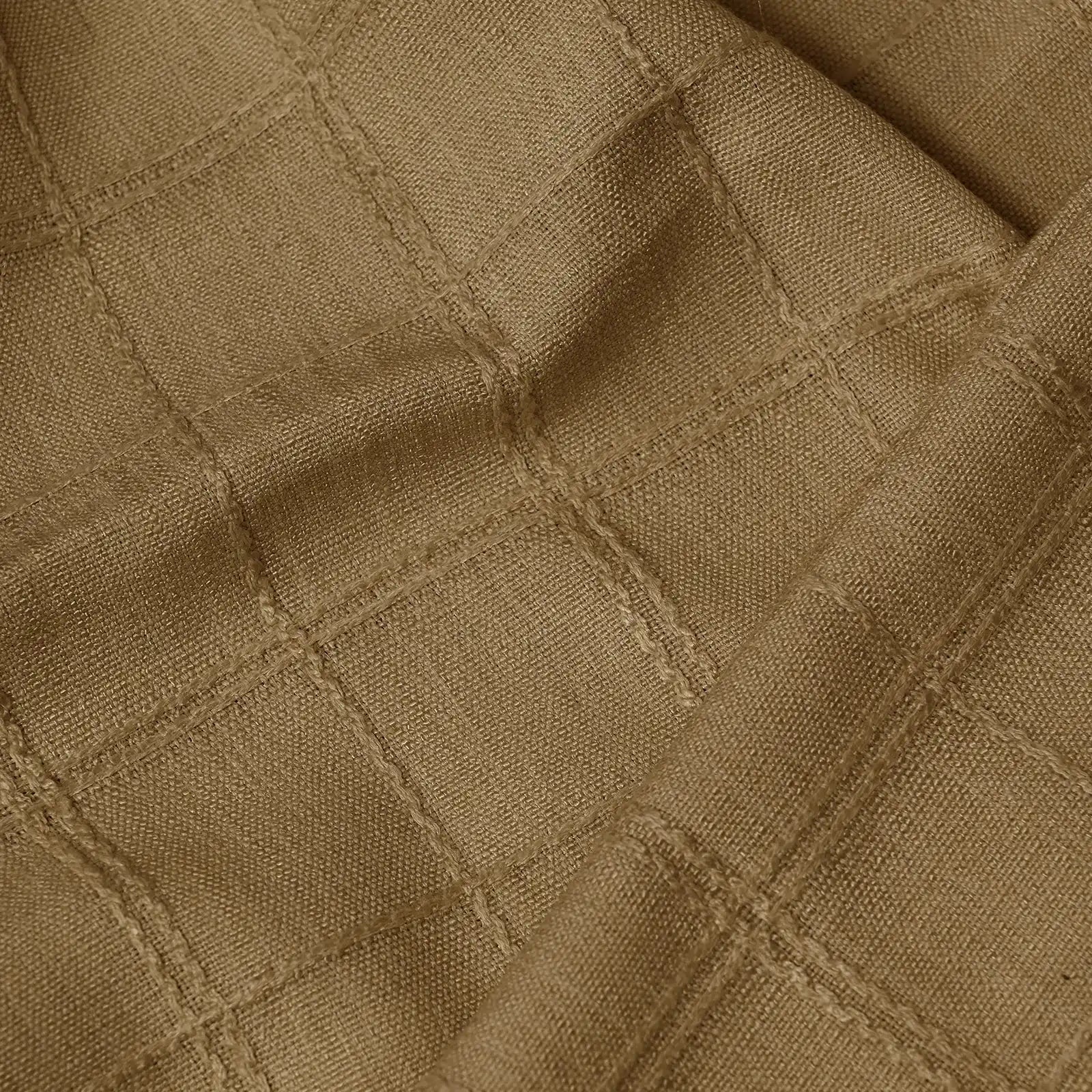 Preston Grid Jacquard Cotton Blend Curtains