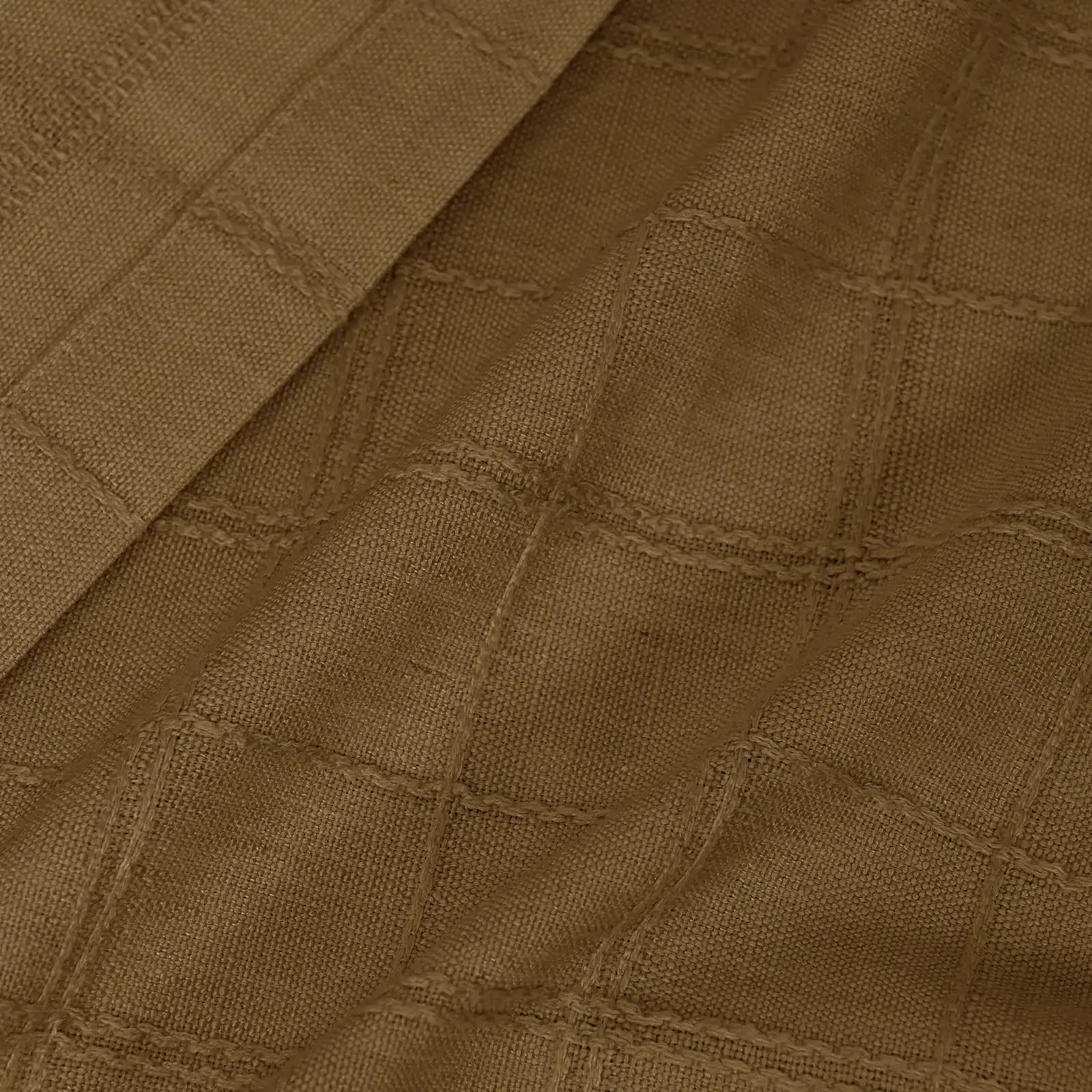 Preston Grid Jacquard Cotton Blend Curtains
