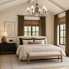 Preston Grid Jacquard Cotton Blend Curtains