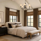 Preston Grid Jacquard Cotton Blend Curtains