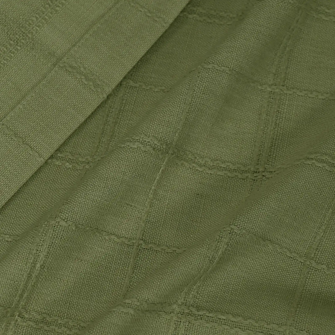 Preston Grid Jacquard Cotton Blend Curtains