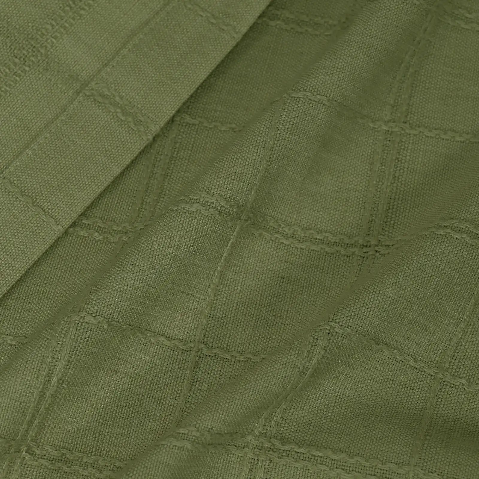 Preston Grid Jacquard Cotton Blend Curtains