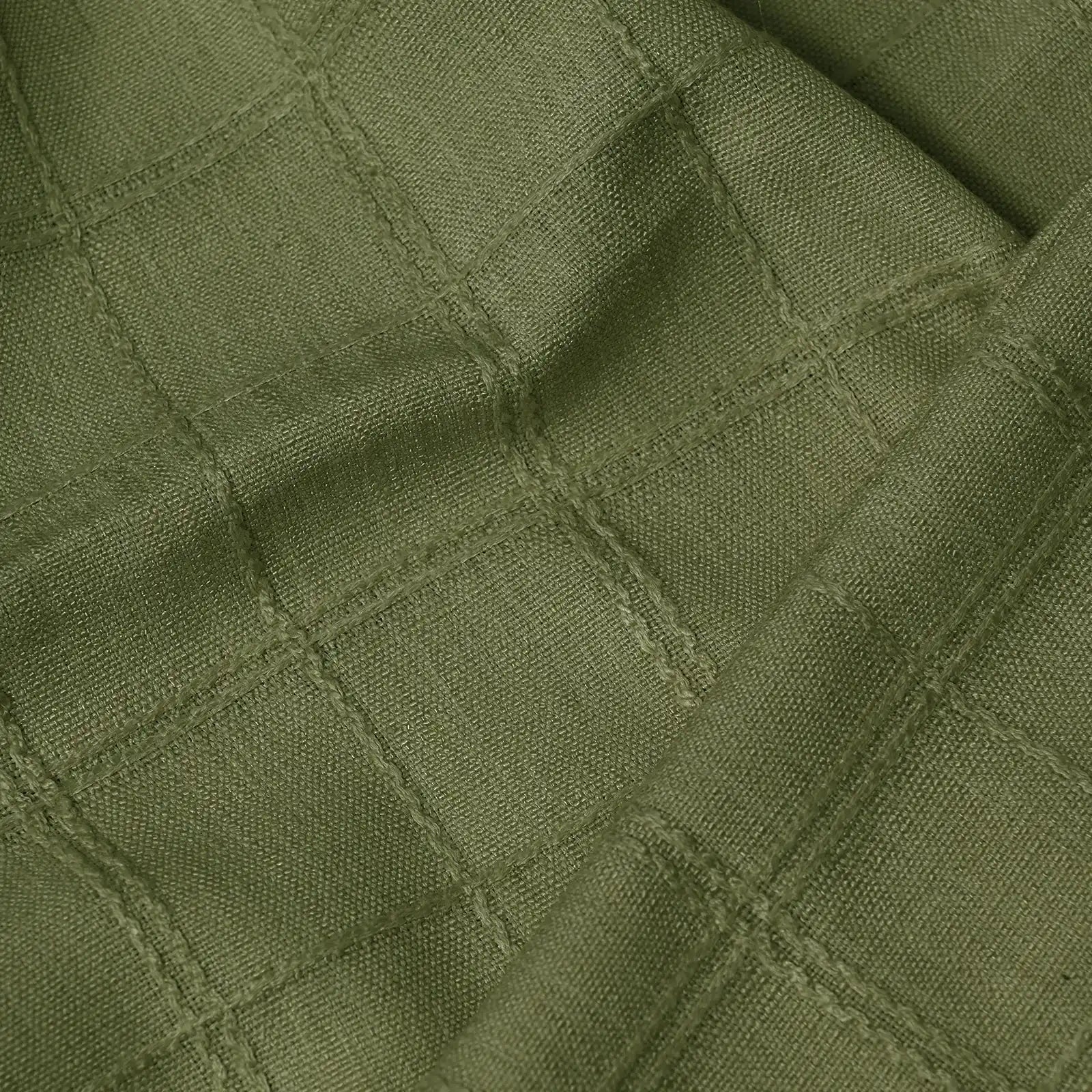 Preston Grid Jacquard Cotton Blend Curtains