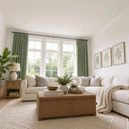 Preston Grid Jacquard Cotton Blend Curtains