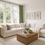 Preston Grid Jacquard Cotton Blend Curtains