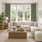 Preston Grid Jacquard Cotton Blend Curtains