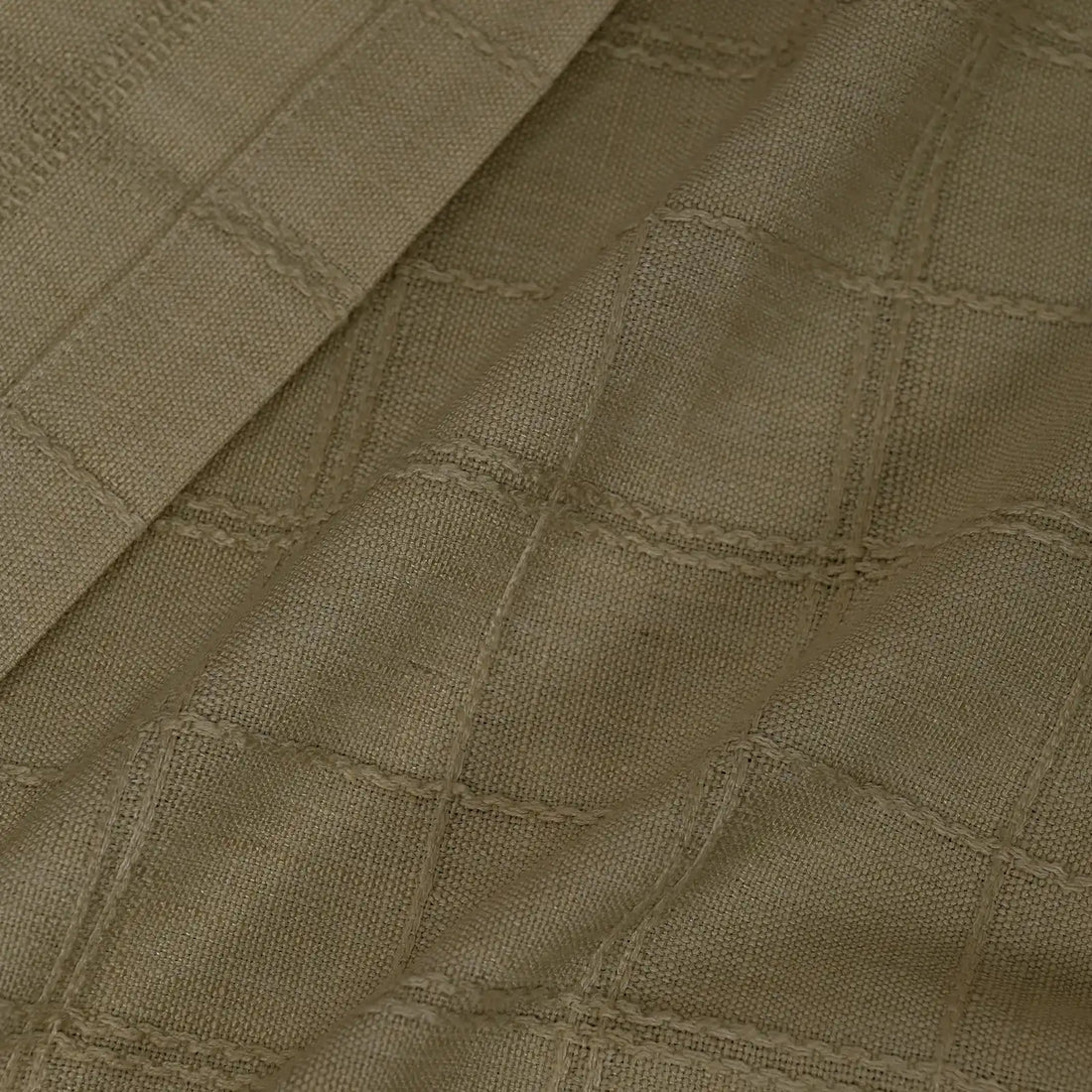 Preston Grid Jacquard Cotton Blend Curtains