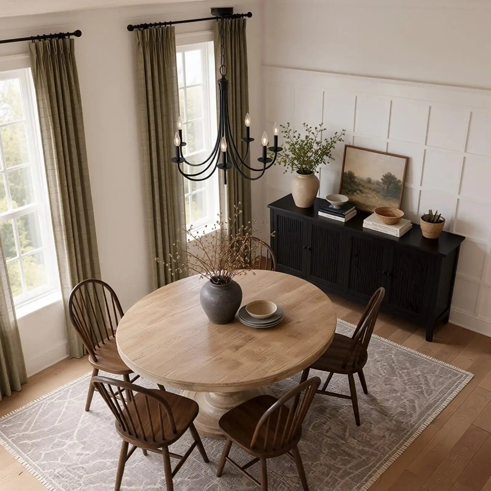 Preston Grid Jacquard Cotton Blend Curtains