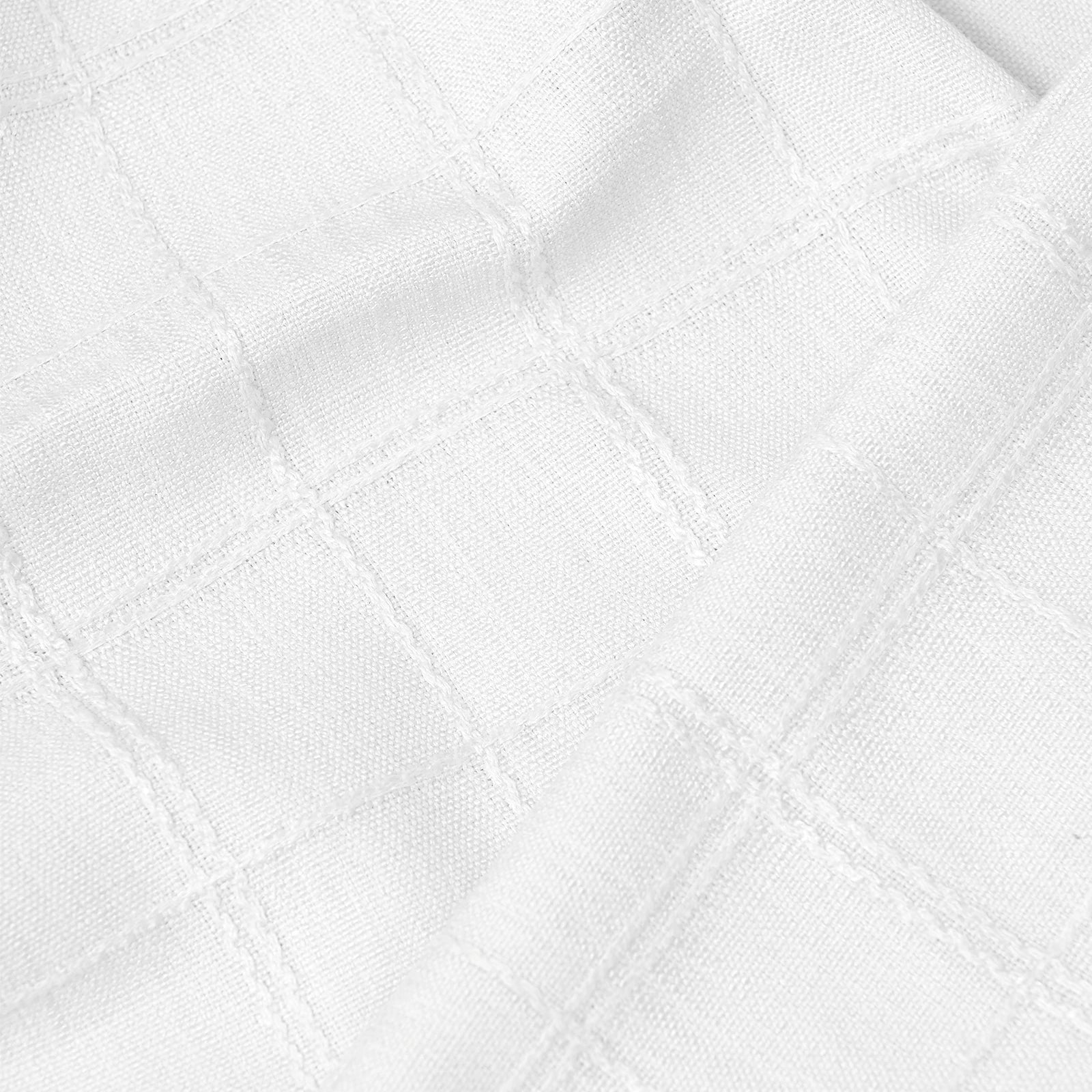 Preston Grid Jacquard Cotton Blend Curtains
