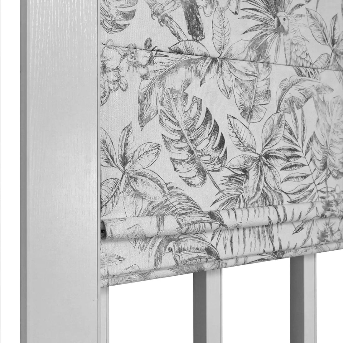 Remy Printed Bird Premium Roman Shades