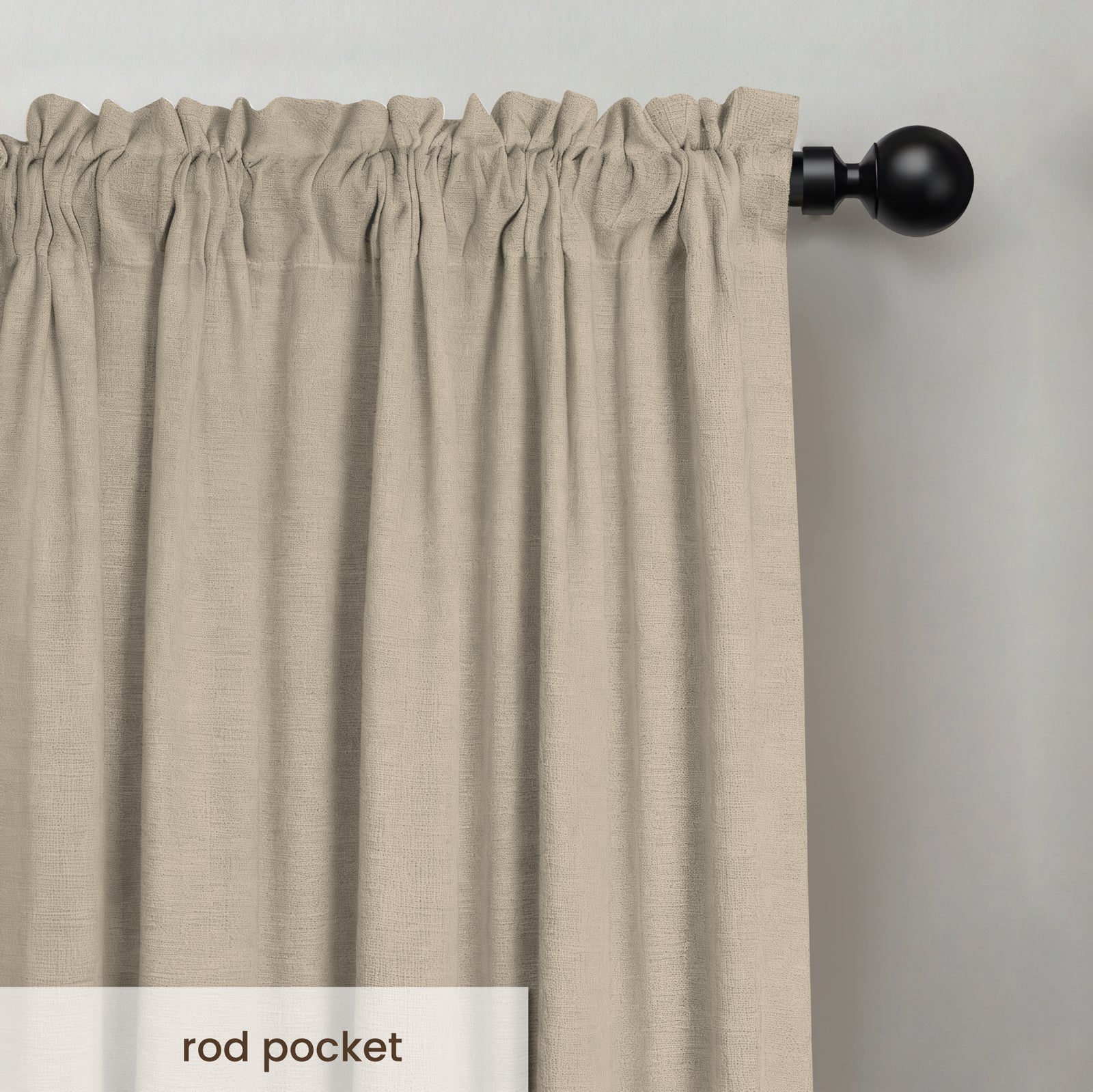 Rod Pocket Header