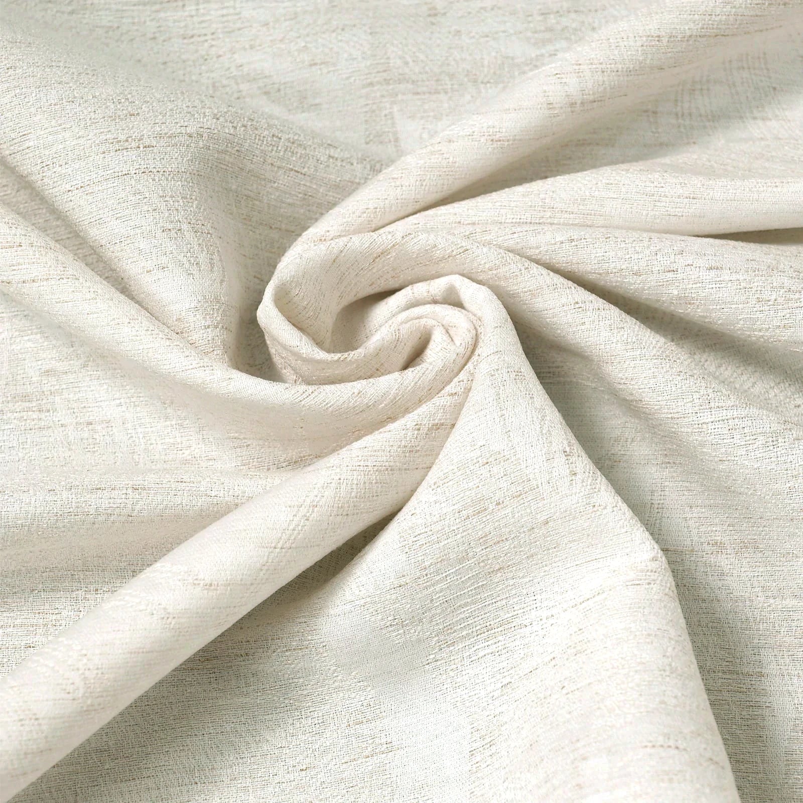 Samuel Floral Jacquard Linen Blend Sheer Curtains