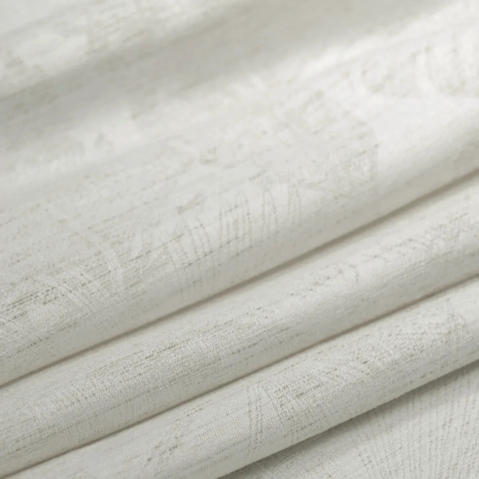 Samuel Floral Jacquard Linen Blend Sheer Curtains