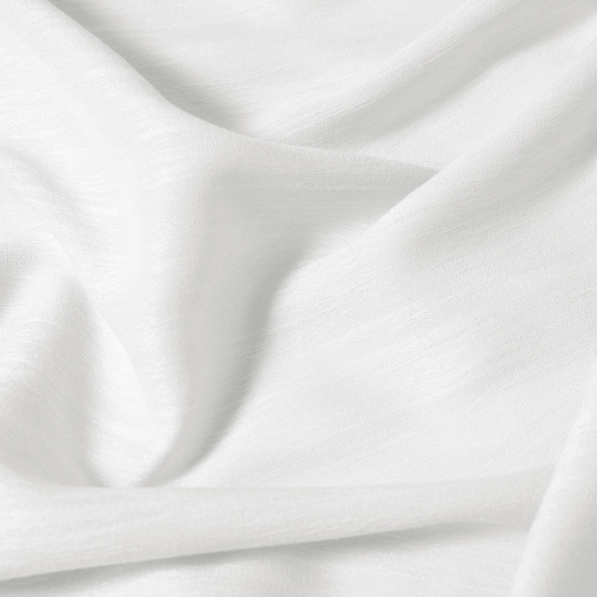 Airy and airy daytime privacy White Sarah Semi Sheer Curtains fabric texture in natural lighting