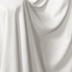 Close up textured material of luxury White Sarah Semi Sheer Curtains showing delicate fabric weave