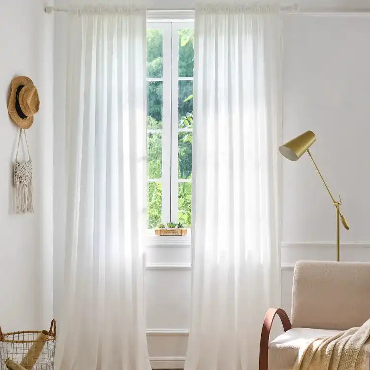 Semi Sheer Custom Curtains