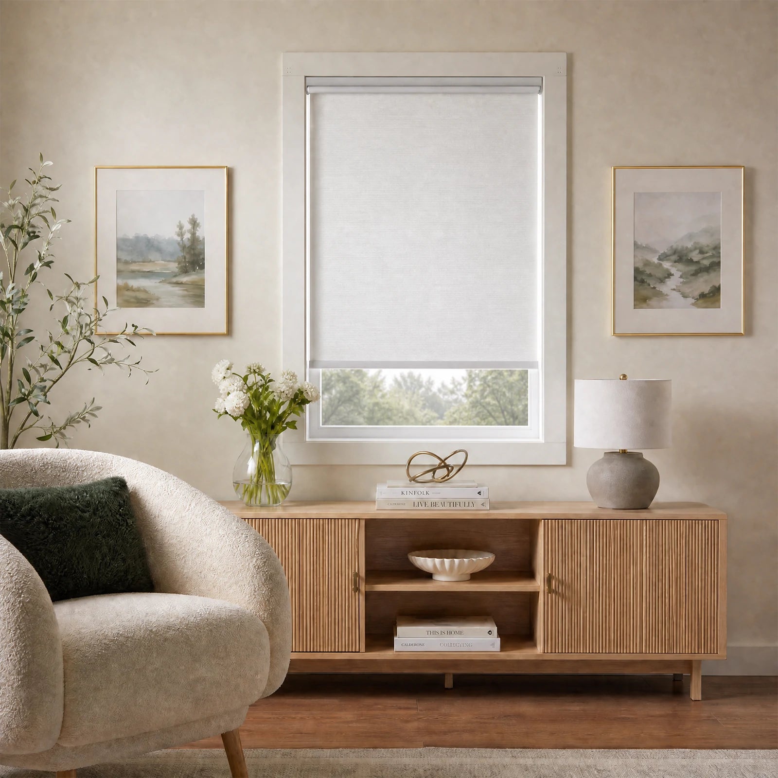 Seth Motorized 100% Blackout Roller Shades