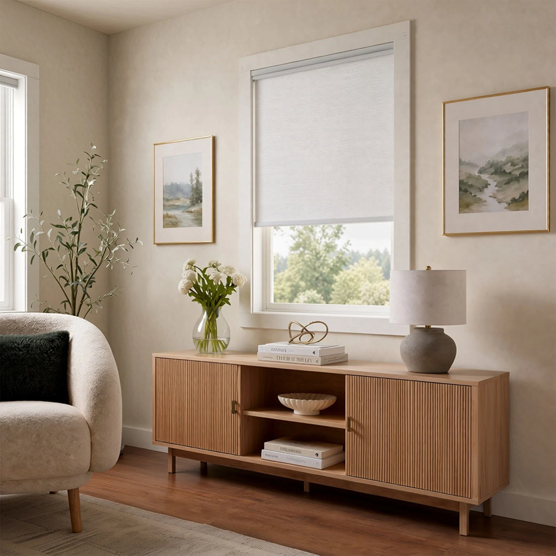 Seth Motorized 100% Blackout Roller Shades