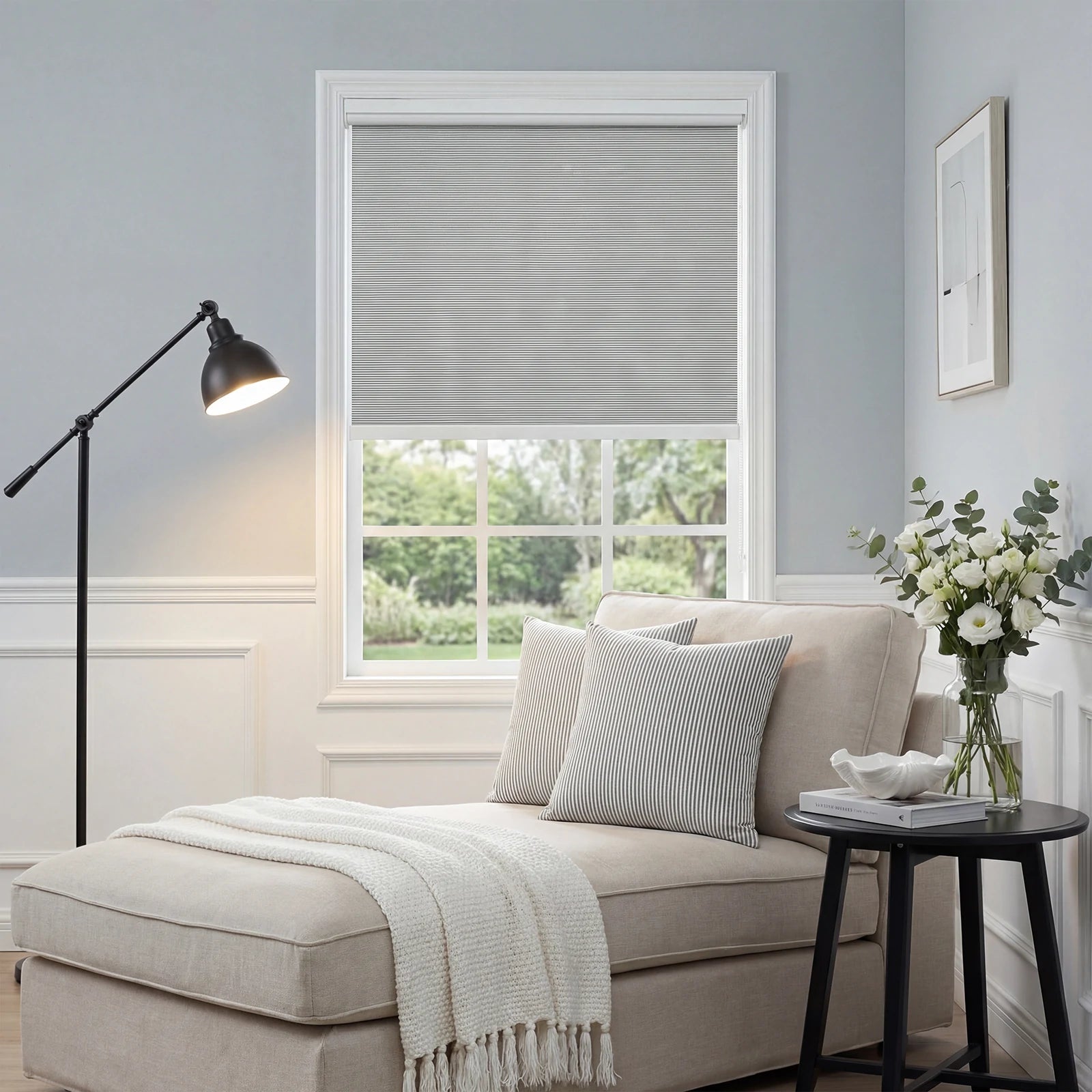 Seth Motorized 100% Blackout Roller Shades