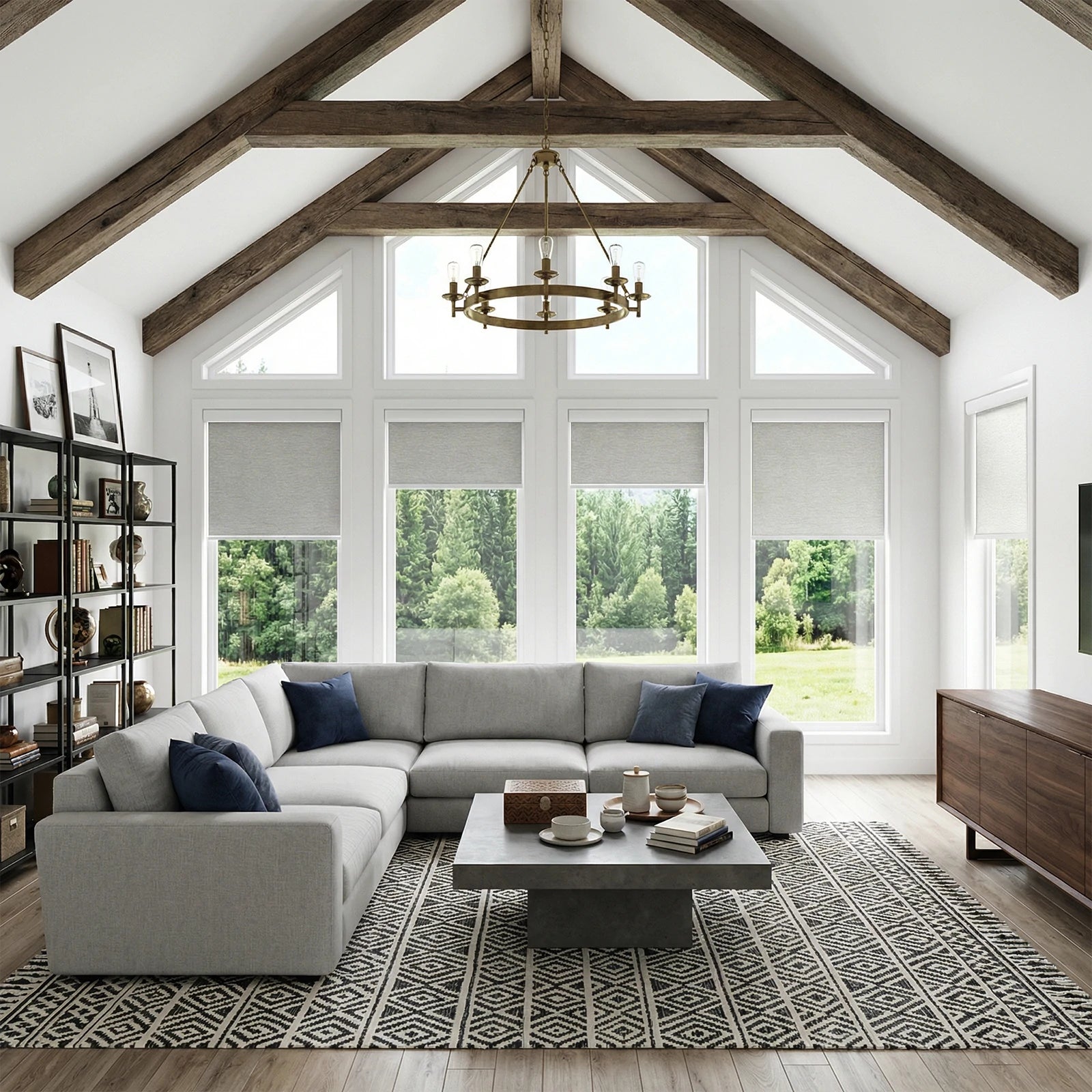 Seth Motorized 100% Blackout Roller Shades