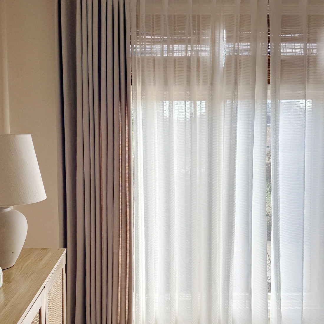 Sheila Cotton Semi Sheer Curtains