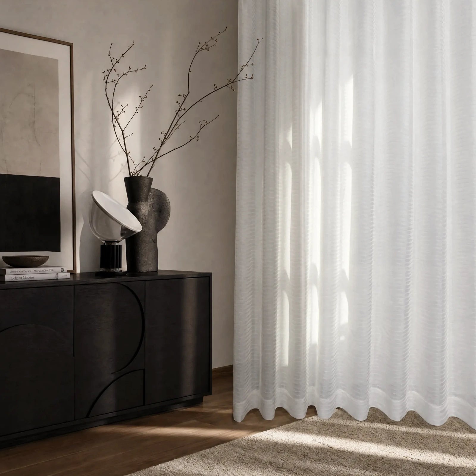 Sheila Cotton Semi Sheer Curtains