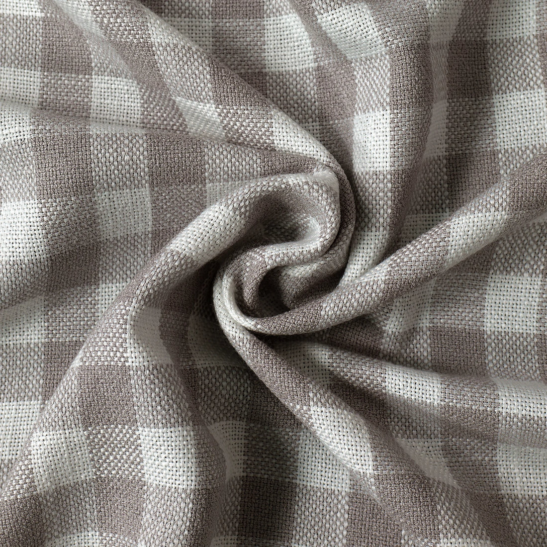 Simon Plaid Linen Textured Curtains