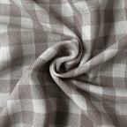 Simon Plaid Linen Textured Curtains
