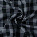 Simon Plaid Linen Textured Curtains