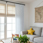 Simon Plaid Linen Textured Curtains