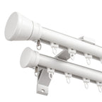 Tagore custom-designed white double-pole design rendering