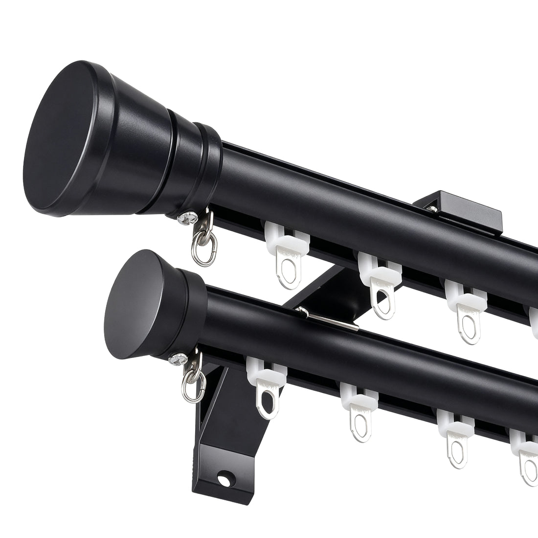 Tagore custom-designed black double-pole design rendering