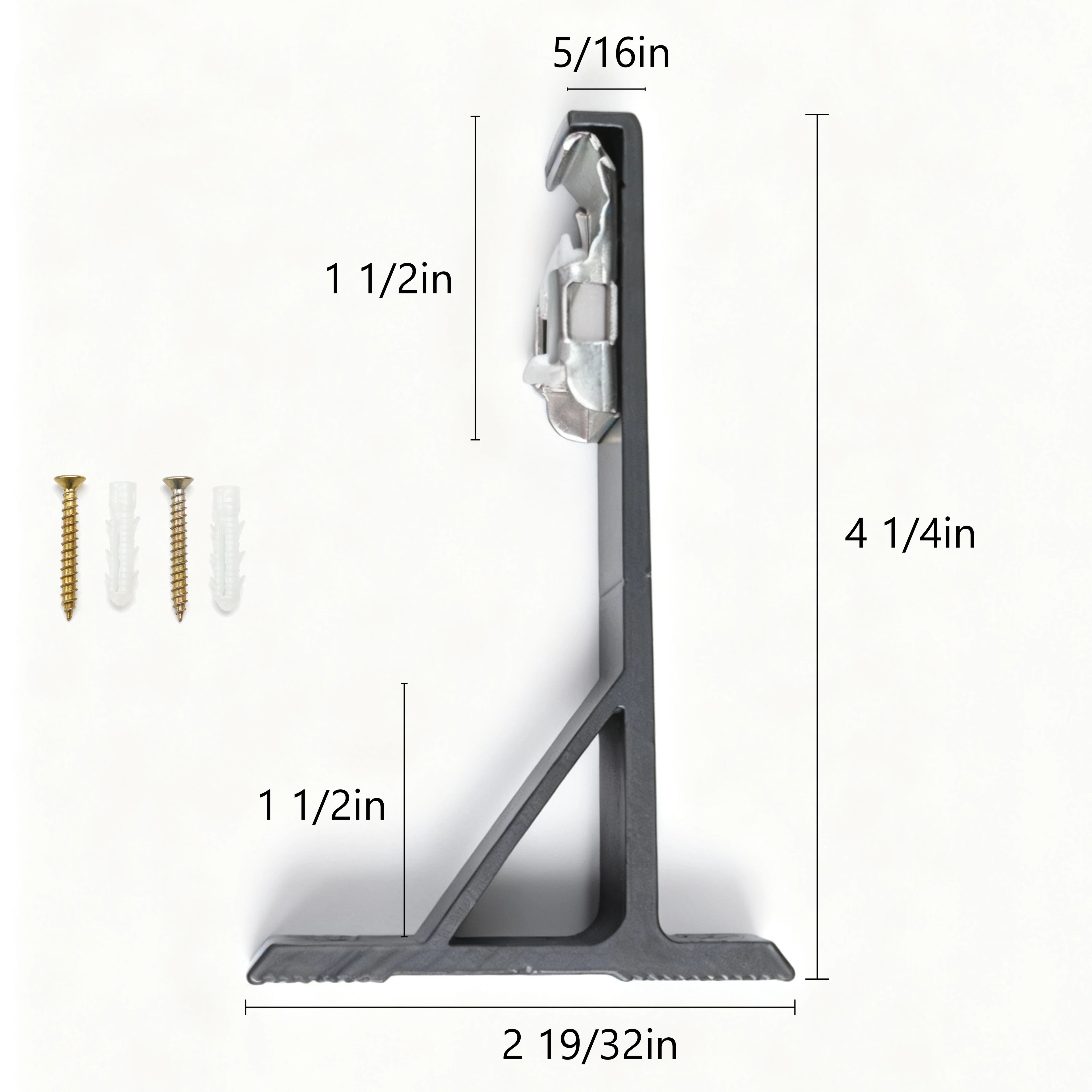 Tagore custom curtain rod black accessories dimensions