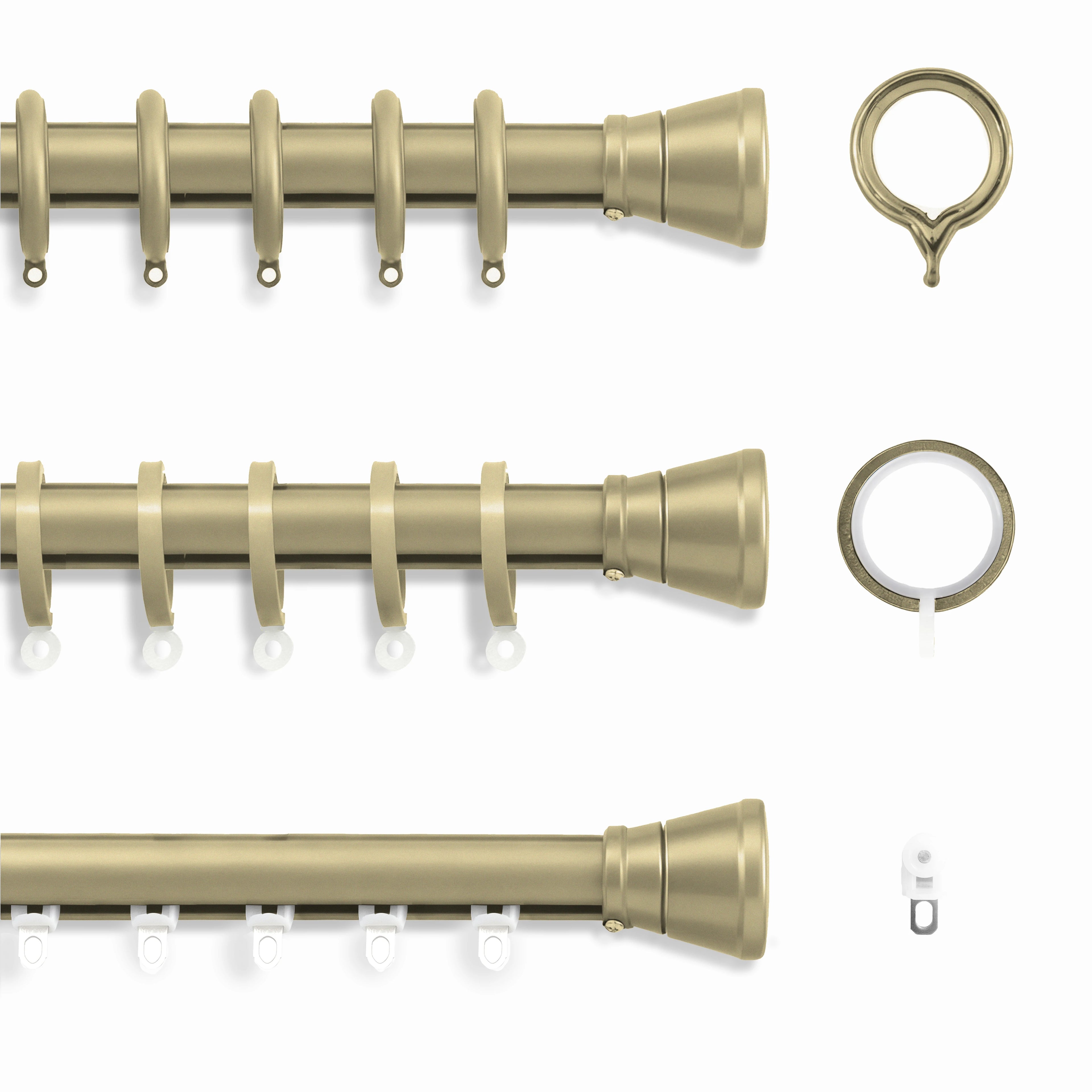 three kinds of gold ring options