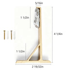 Tagore custom curtain rod gold accessories dimensions