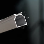 Detailed images of custom curtain track accessories