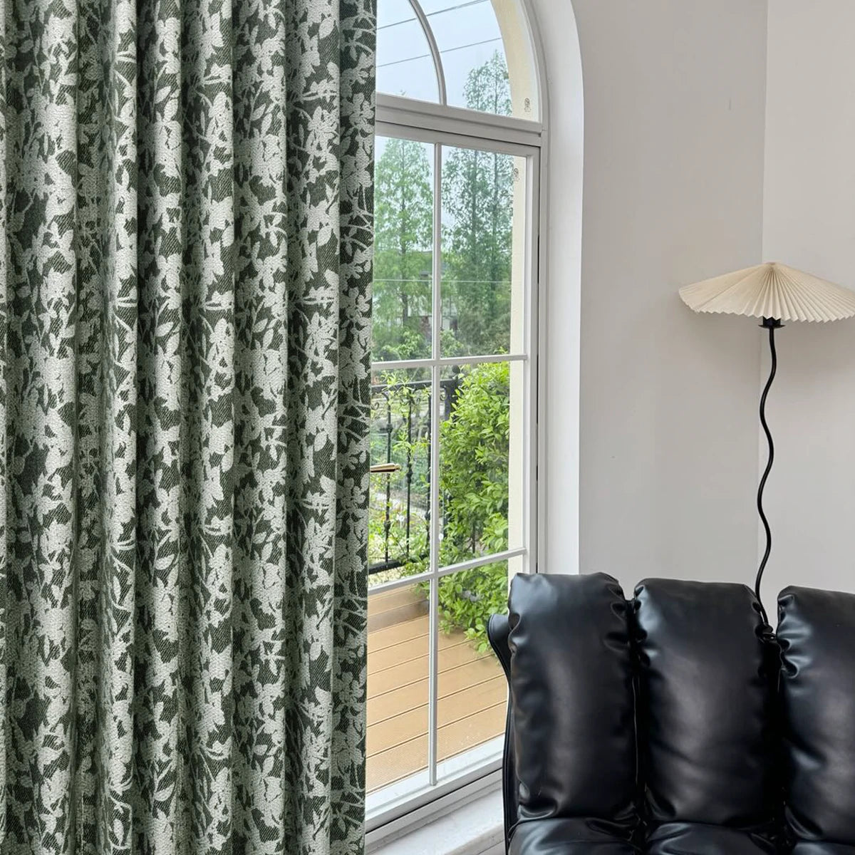 Winslow Floral Jacquard  Curtains